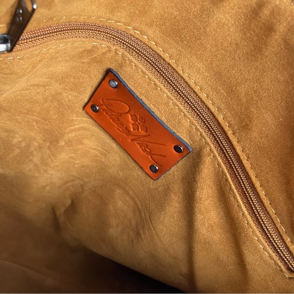 New Patricia Nash Josselin Leather Satchel - Picture 3 of 9